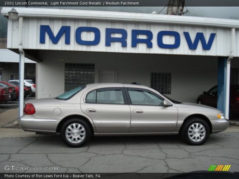 Light Parchment Gold Metallic / Medium Parchment 2001 Lincoln Continental