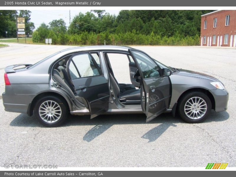 Magnesium Metallic / Gray 2005 Honda Civic LX Sedan