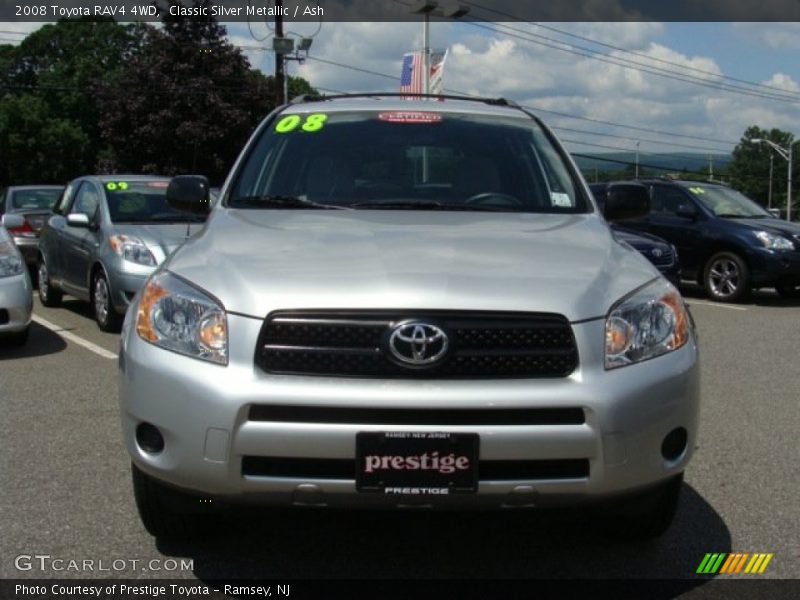 Classic Silver Metallic / Ash 2008 Toyota RAV4 4WD