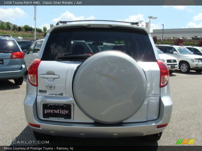 Classic Silver Metallic / Ash 2008 Toyota RAV4 4WD