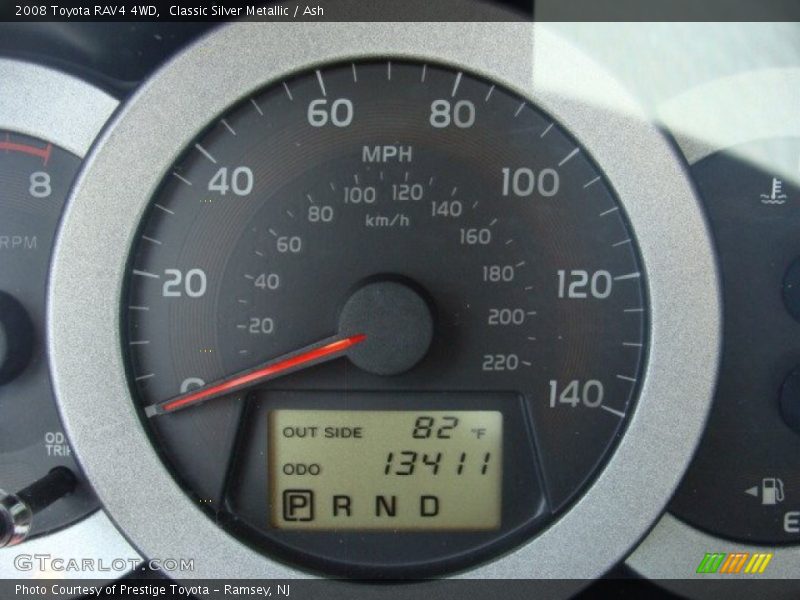 Classic Silver Metallic / Ash 2008 Toyota RAV4 4WD