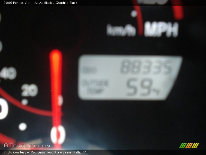 Abyss Black / Graphite Black 2006 Pontiac Vibe