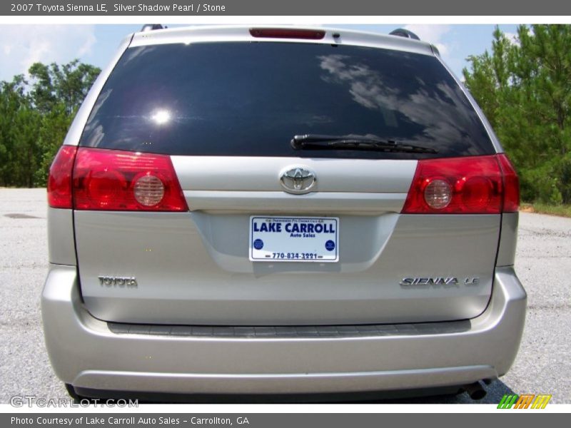 Silver Shadow Pearl / Stone 2007 Toyota Sienna LE