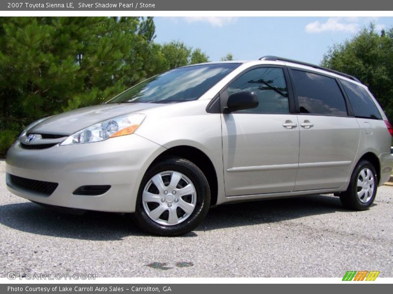 Silver Shadow Pearl / Stone 2007 Toyota Sienna LE