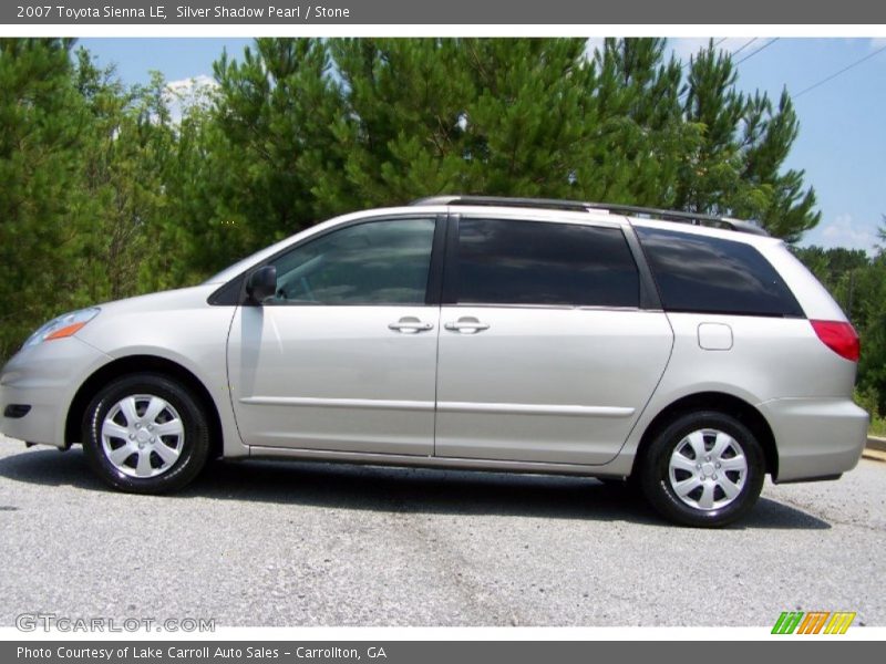 Silver Shadow Pearl / Stone 2007 Toyota Sienna LE