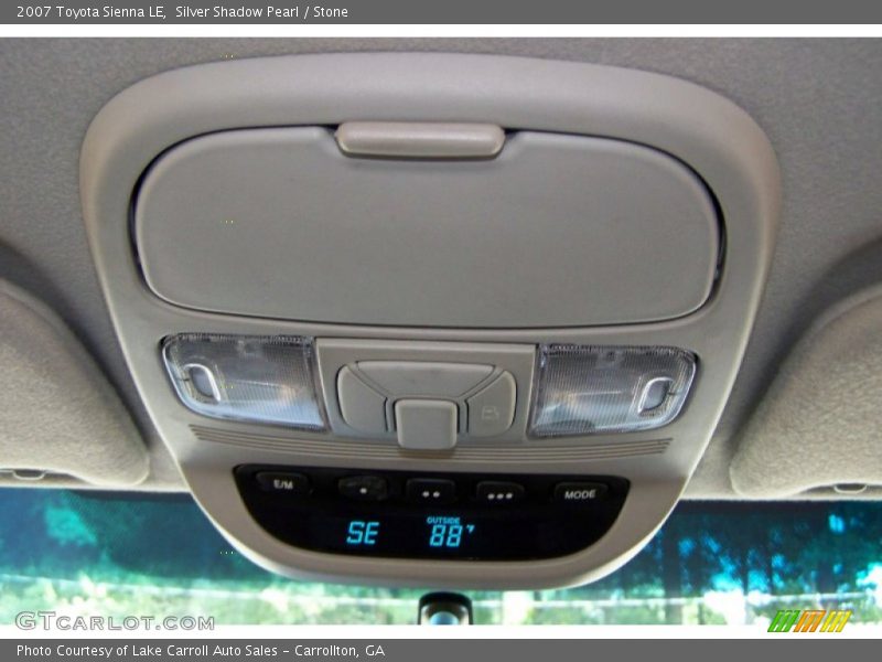 Silver Shadow Pearl / Stone 2007 Toyota Sienna LE