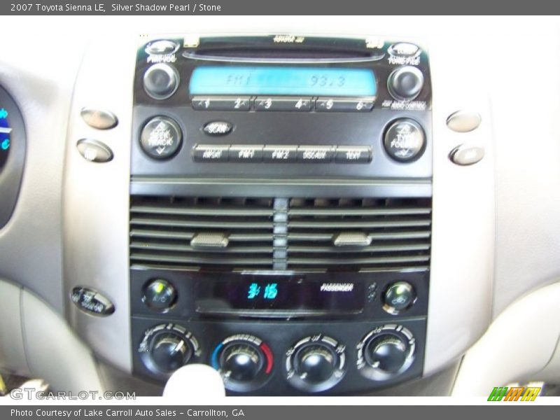 Silver Shadow Pearl / Stone 2007 Toyota Sienna LE