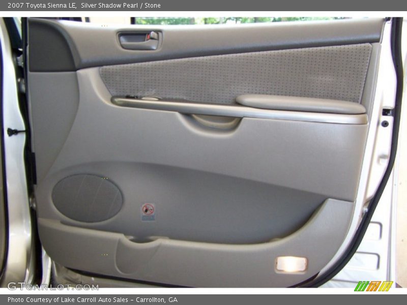 Silver Shadow Pearl / Stone 2007 Toyota Sienna LE