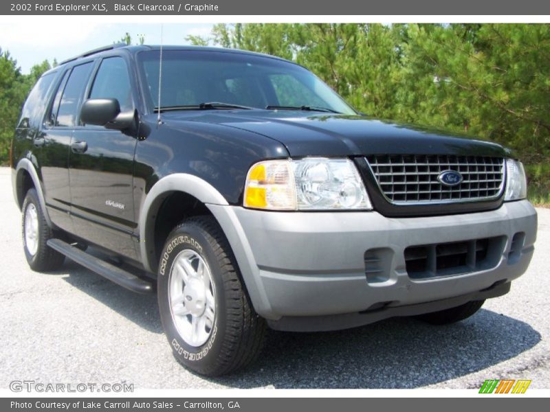 Black Clearcoat / Graphite 2002 Ford Explorer XLS