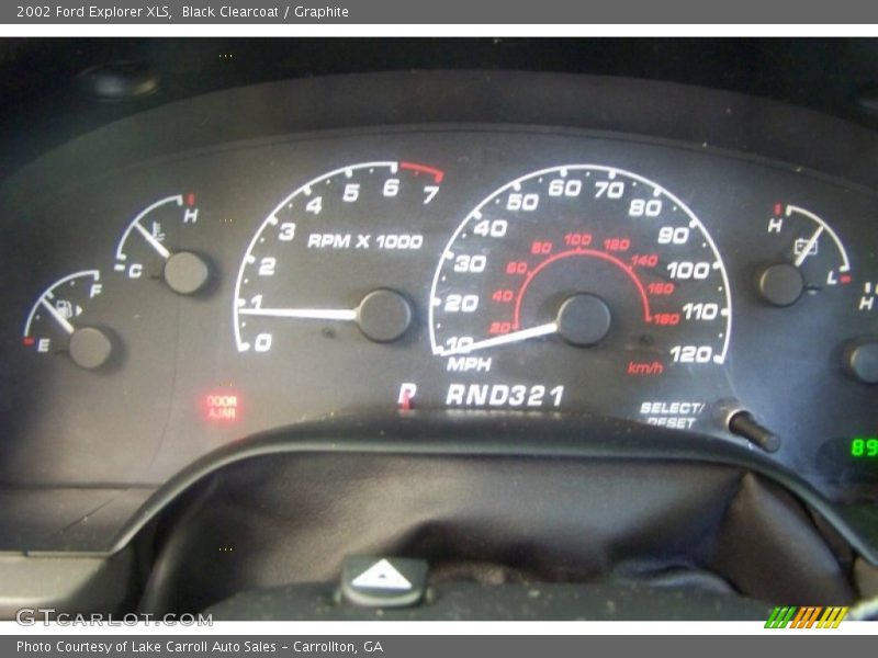 Black Clearcoat / Graphite 2002 Ford Explorer XLS