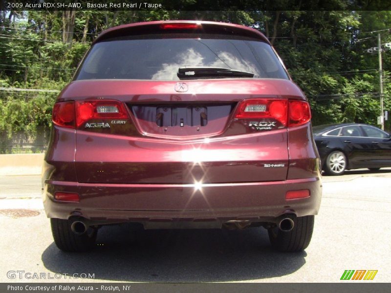 Basque Red Pearl / Taupe 2009 Acura RDX SH-AWD