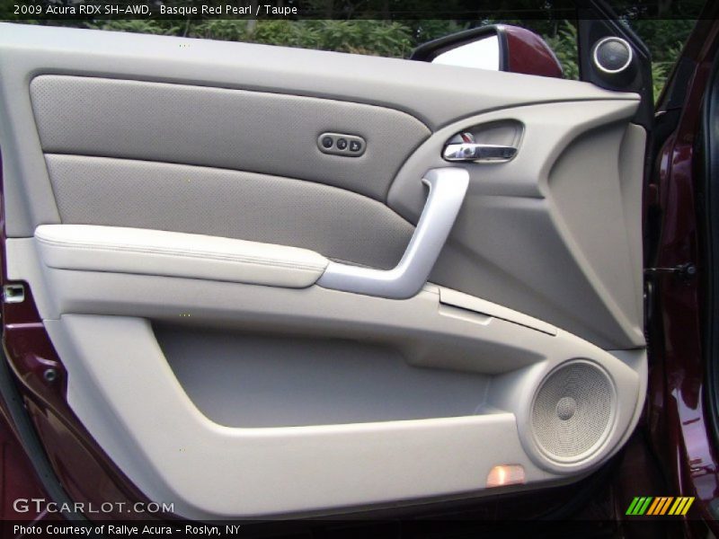 Basque Red Pearl / Taupe 2009 Acura RDX SH-AWD