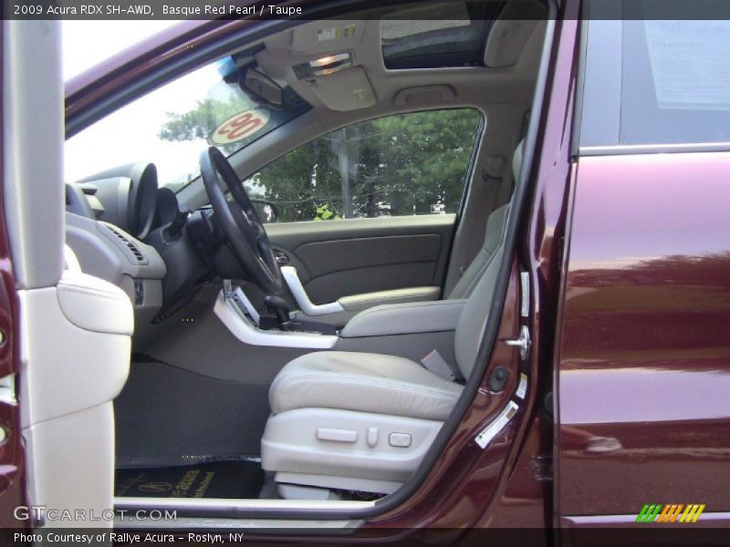 Basque Red Pearl / Taupe 2009 Acura RDX SH-AWD