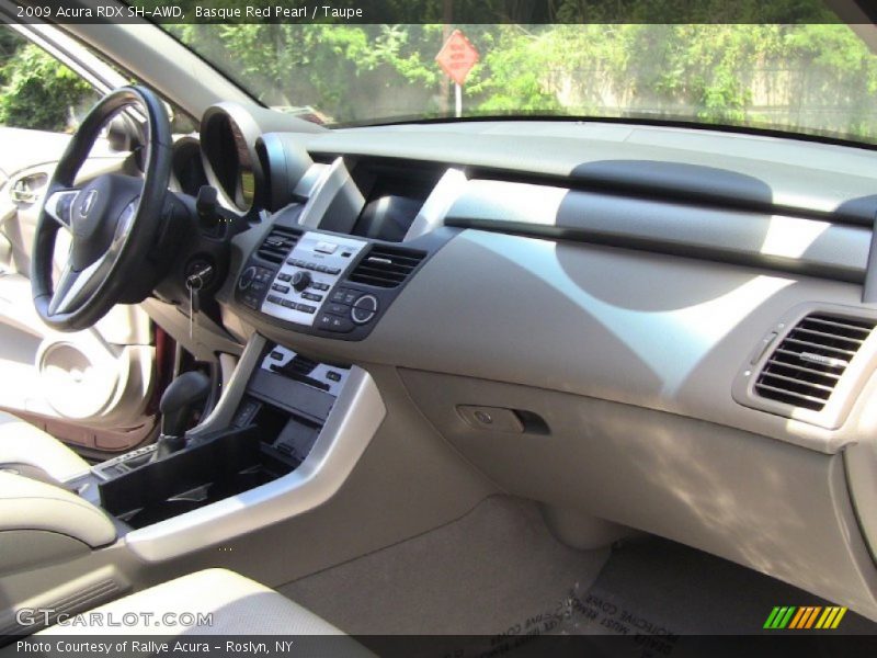 Basque Red Pearl / Taupe 2009 Acura RDX SH-AWD