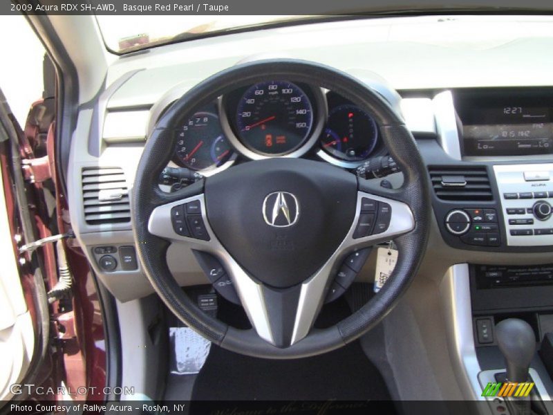 Basque Red Pearl / Taupe 2009 Acura RDX SH-AWD