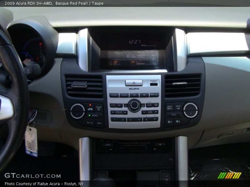 Basque Red Pearl / Taupe 2009 Acura RDX SH-AWD