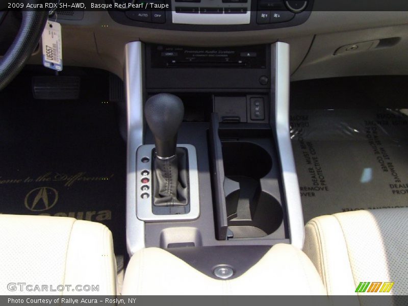 Basque Red Pearl / Taupe 2009 Acura RDX SH-AWD
