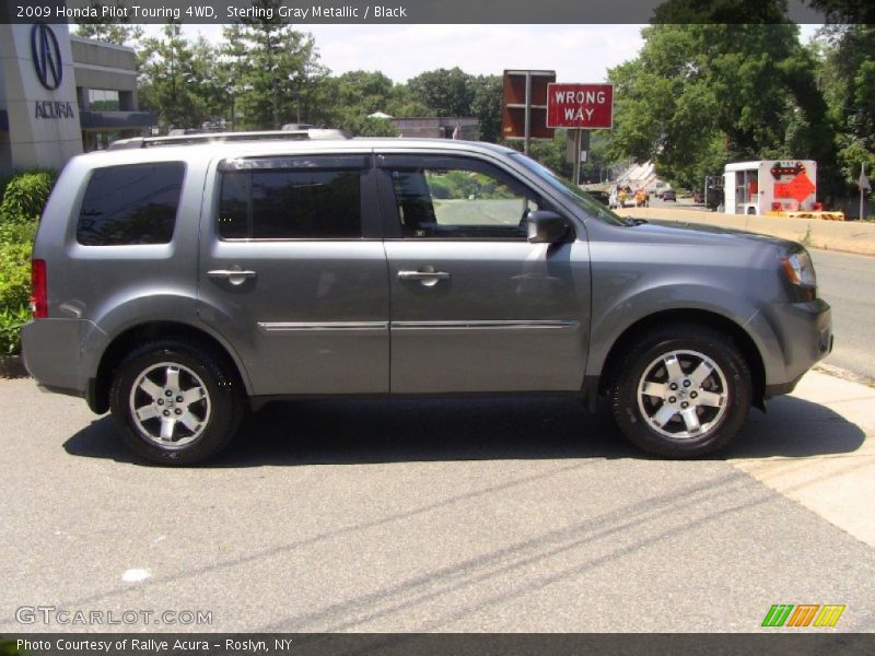 Sterling Gray Metallic / Black 2009 Honda Pilot Touring 4WD