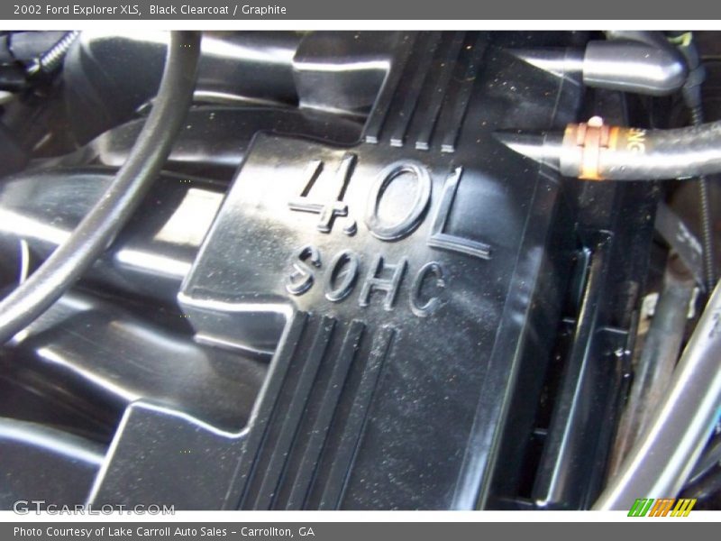 Black Clearcoat / Graphite 2002 Ford Explorer XLS