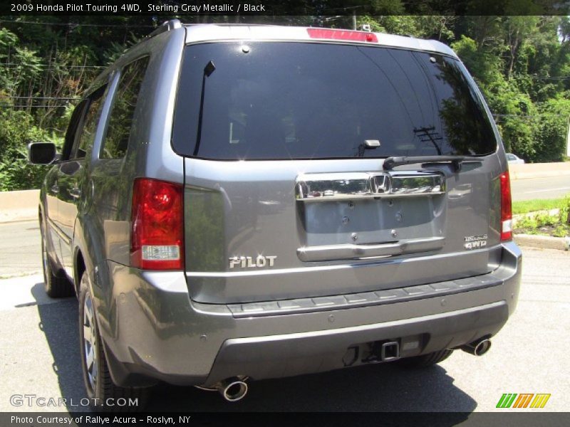 Sterling Gray Metallic / Black 2009 Honda Pilot Touring 4WD