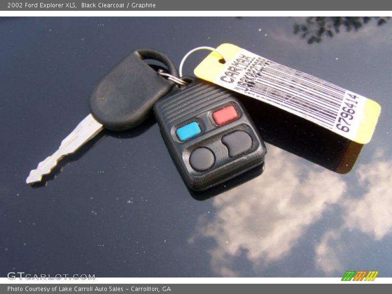 Black Clearcoat / Graphite 2002 Ford Explorer XLS