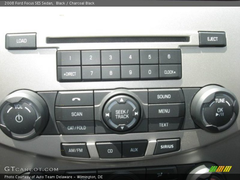 Black / Charcoal Black 2008 Ford Focus SES Sedan