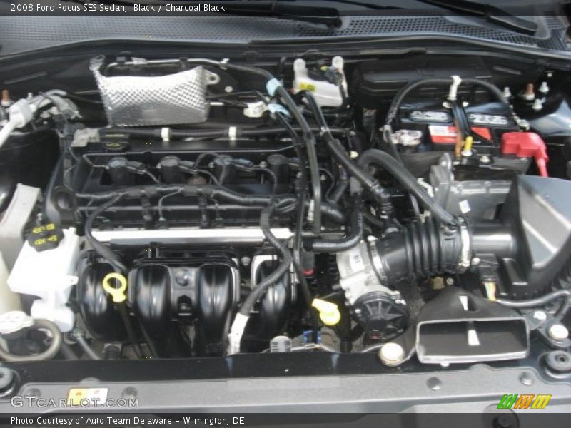Black / Charcoal Black 2008 Ford Focus SES Sedan