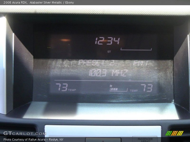 Alabaster Silver Metallic / Ebony 2008 Acura RDX