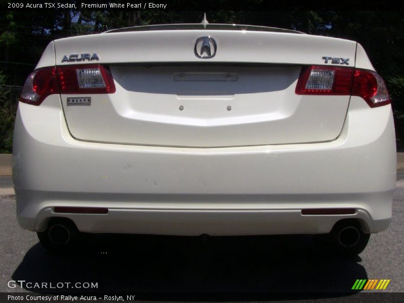 Premium White Pearl / Ebony 2009 Acura TSX Sedan