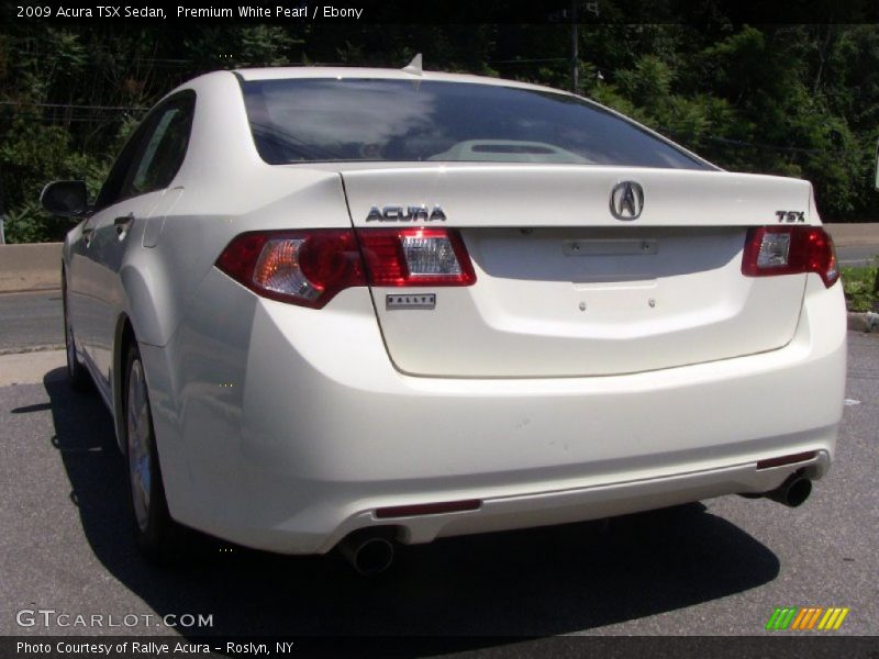 Premium White Pearl / Ebony 2009 Acura TSX Sedan
