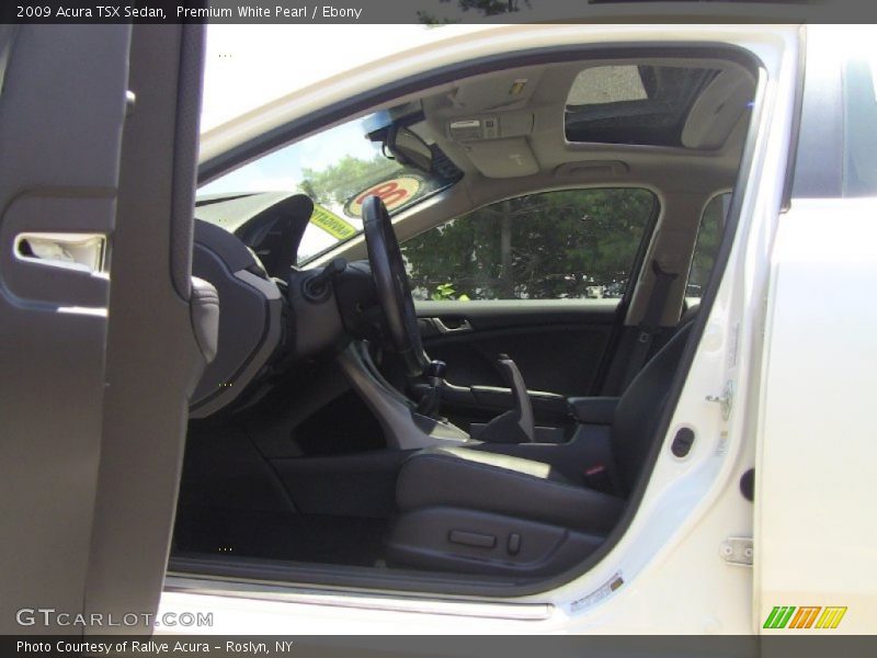 Premium White Pearl / Ebony 2009 Acura TSX Sedan