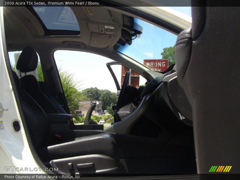 Premium White Pearl / Ebony 2009 Acura TSX Sedan
