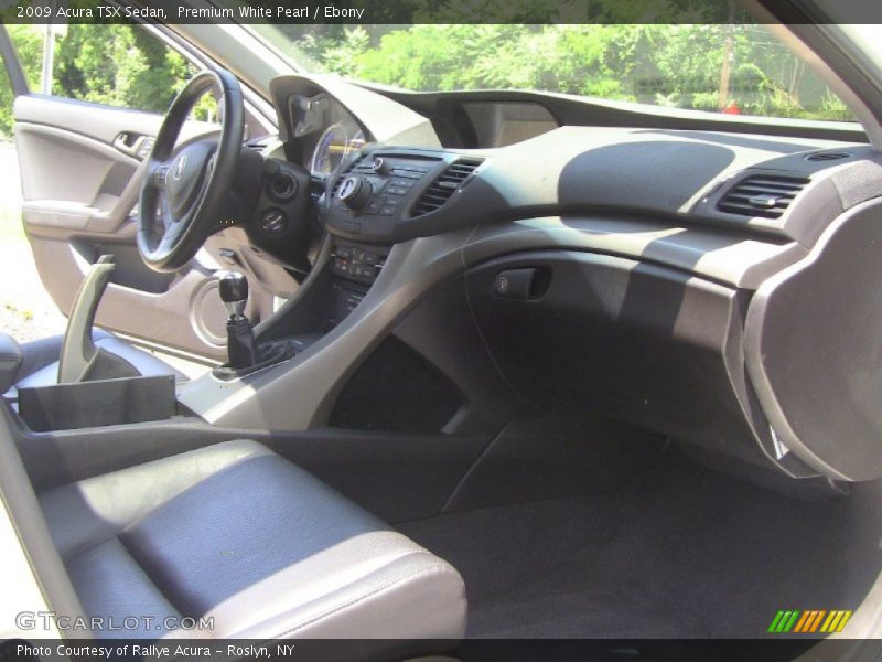 Premium White Pearl / Ebony 2009 Acura TSX Sedan