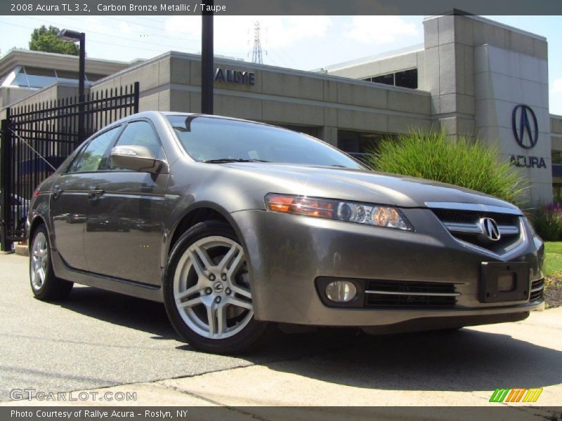 Carbon Bronze Metallic / Taupe 2008 Acura TL 3.2