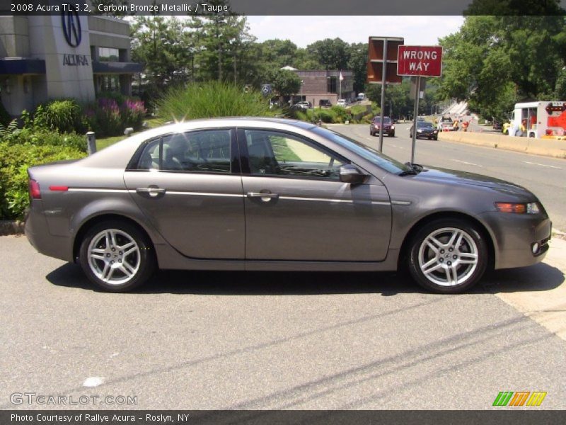 Carbon Bronze Metallic / Taupe 2008 Acura TL 3.2