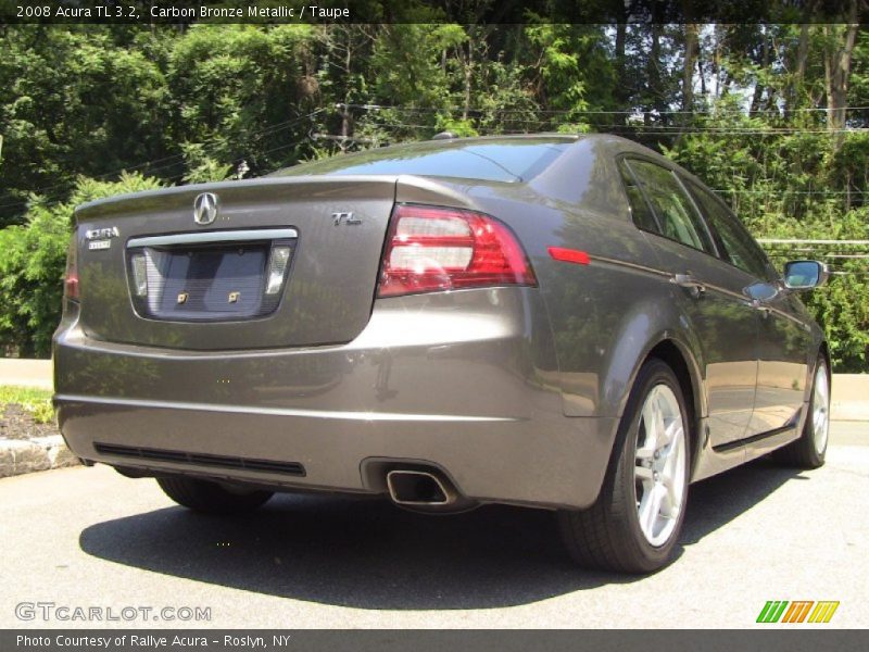Carbon Bronze Metallic / Taupe 2008 Acura TL 3.2