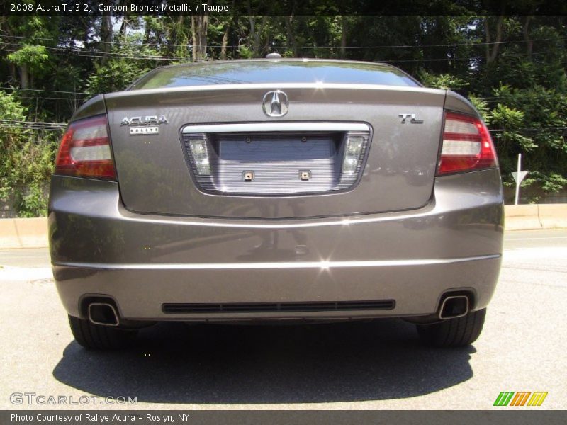 Carbon Bronze Metallic / Taupe 2008 Acura TL 3.2