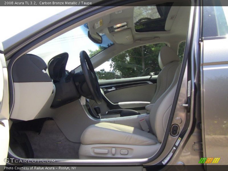 Carbon Bronze Metallic / Taupe 2008 Acura TL 3.2
