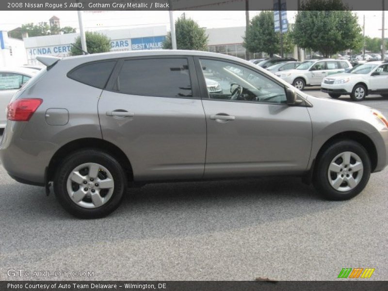 Gotham Gray Metallic / Black 2008 Nissan Rogue S AWD
