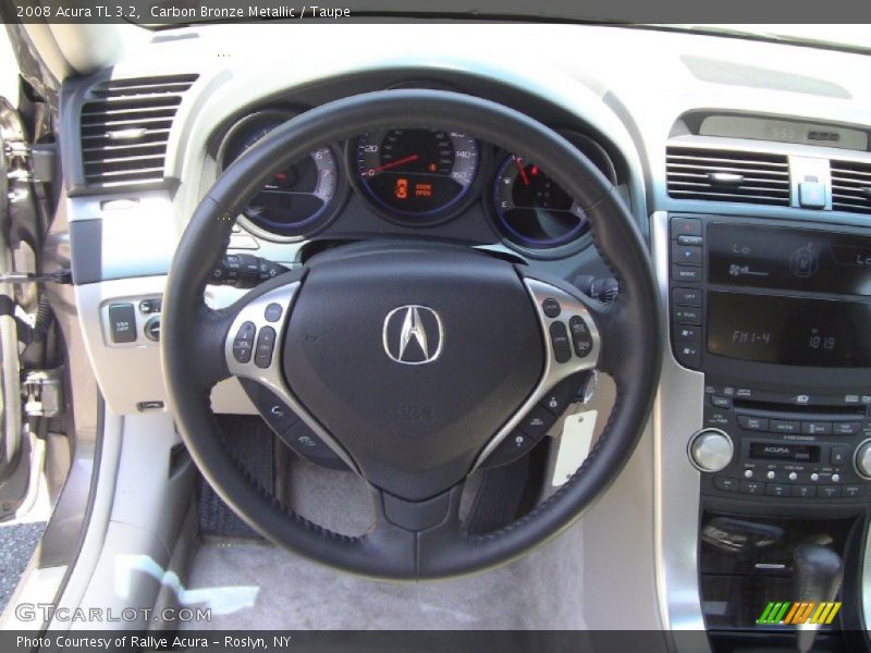 Carbon Bronze Metallic / Taupe 2008 Acura TL 3.2