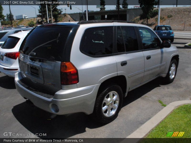 Liquid Silver Metallic / Ebony 2007 GMC Envoy SLE