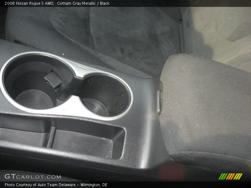 Gotham Gray Metallic / Black 2008 Nissan Rogue S AWD