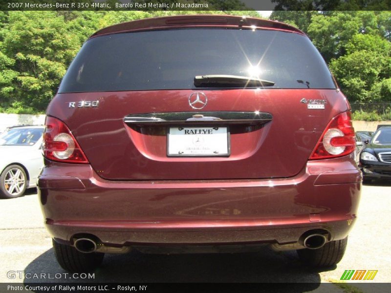 Barolo Red Metallic / Macadamia 2007 Mercedes-Benz R 350 4Matic