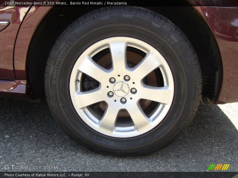 Barolo Red Metallic / Macadamia 2007 Mercedes-Benz R 350 4Matic