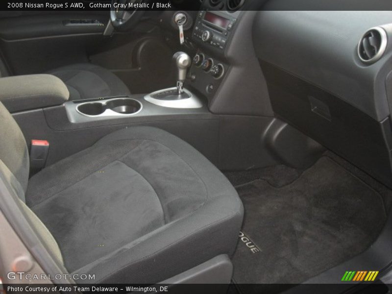 Gotham Gray Metallic / Black 2008 Nissan Rogue S AWD