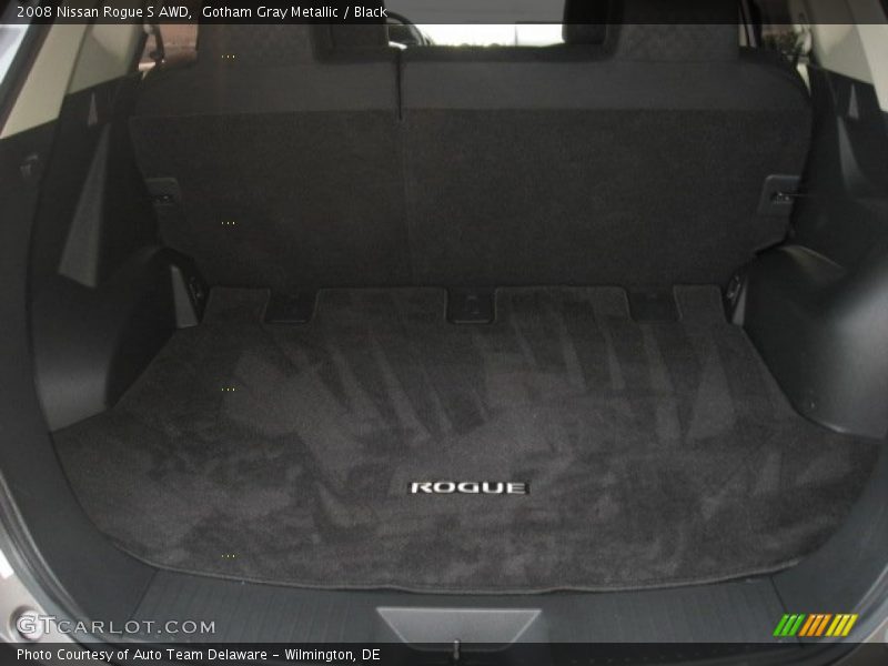 Gotham Gray Metallic / Black 2008 Nissan Rogue S AWD
