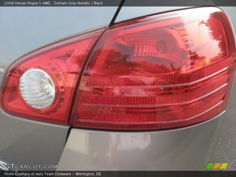 Gotham Gray Metallic / Black 2008 Nissan Rogue S AWD