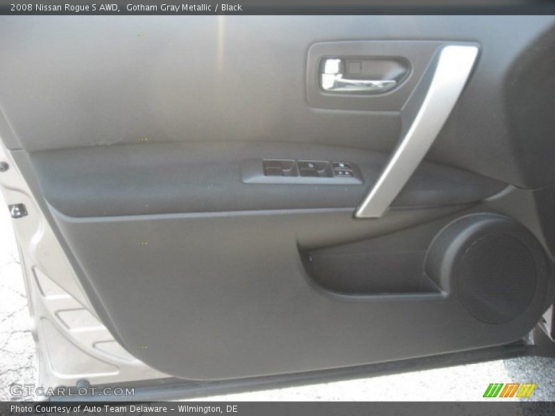 Gotham Gray Metallic / Black 2008 Nissan Rogue S AWD