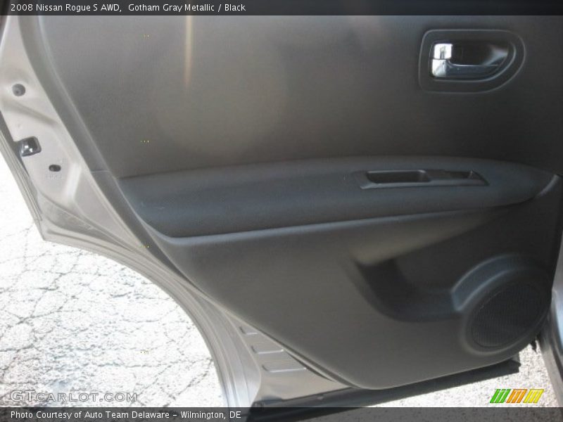 Gotham Gray Metallic / Black 2008 Nissan Rogue S AWD
