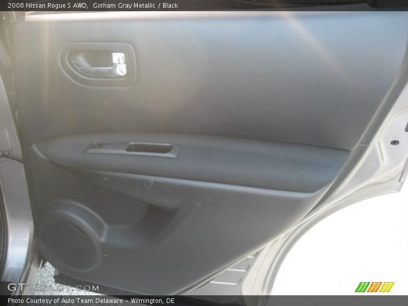 Gotham Gray Metallic / Black 2008 Nissan Rogue S AWD